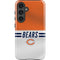 NFL Chicago Bears White Striped Galaxy S24 Plus Impact Case